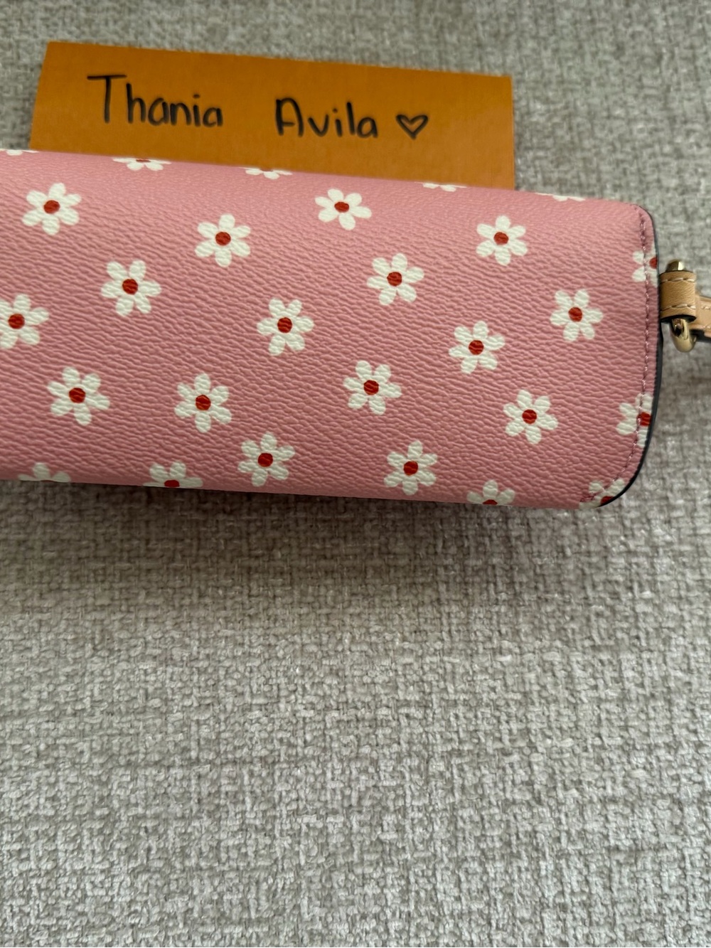 Coach Pink Floral Turnlock sunglasses ca - Picture 5 of 6